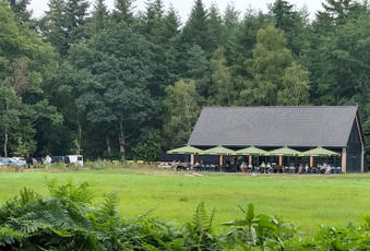 Theehuis in gebruik